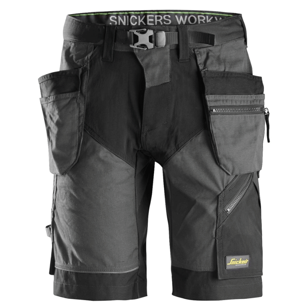 Snickers 6904 FlexiWork Holster Pocket Work Shorts Various Colours