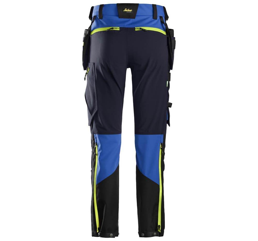 Snickers 6940 FlexiWork, Stretch Work Knee Pad Holster Pocket Trousers True Blue Snickers 148 (33" Waist, 35" Leg)