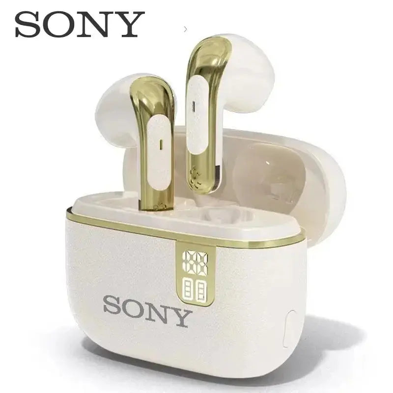 Sony NE Bluetooth Earphones TWS HIFI Wireless Earbuds with Mic, LED Display, Sports Headphones - Ideal for Gaming