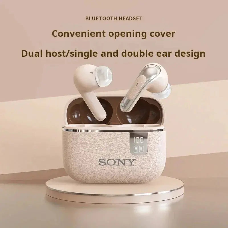 Sony NE Bluetooth Earphones TWS HIFI Wireless Earbuds with Mic, LED Display, Sports Headphones - Ideal for Gaming