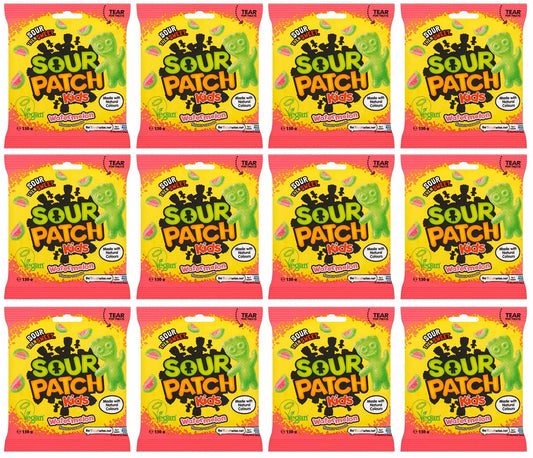 10 x Sour Patch Kids Watermelon Flavour Sweets 130G