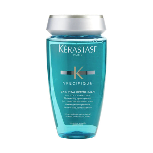 Kerastase Specifique Bain Vital Dermo-Calm Shampoo - Soothing Scalp & Hydration for Sensitive Scalps - 200 ml / 6.76 oz