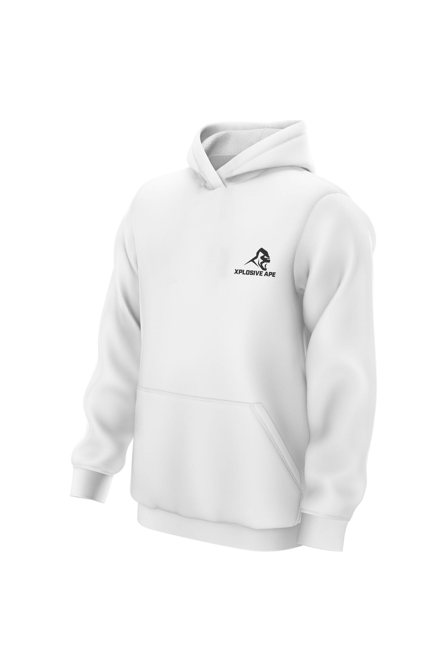 XAPE Splatter Graffiti V4 Hoodie - White