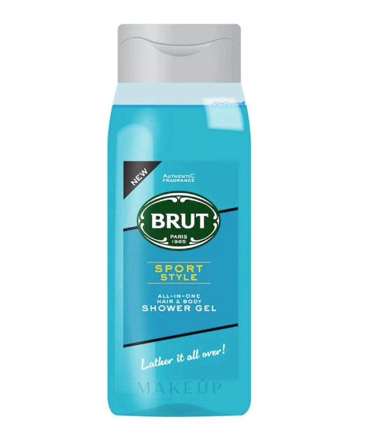 Brut Shower Gels: Refreshing & Invigorating Cleanse for Men 500ml / 16.91 oz