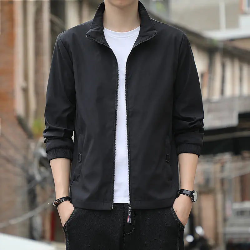 Stand Collar Jacket Men's Coat