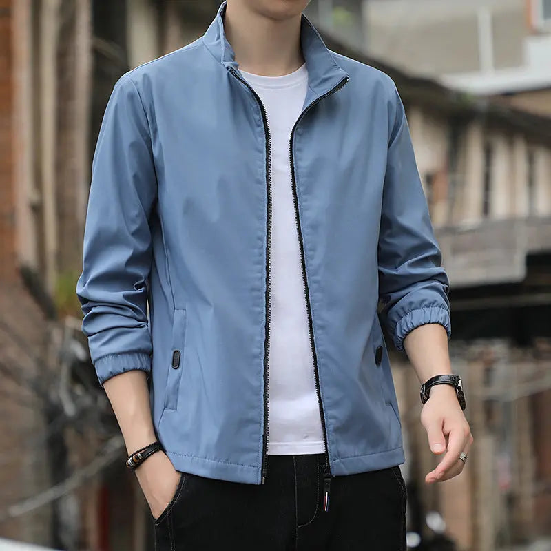 Stand Collar Jacket Men's Coat