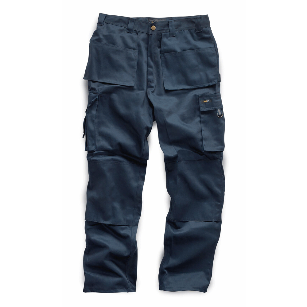 Standsafe WK001 Durable Heavy Duty Kneepad Trouser Navy Blue 36" Waist 32" Regular Leg