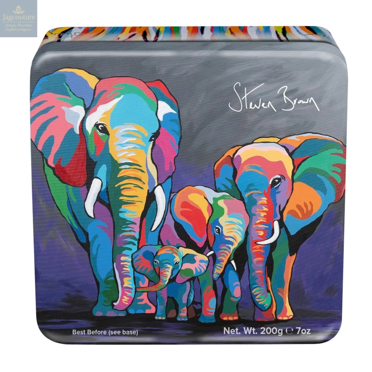 Steven Brown Allan & Jackie McZoo clotted cream fudge in square tin