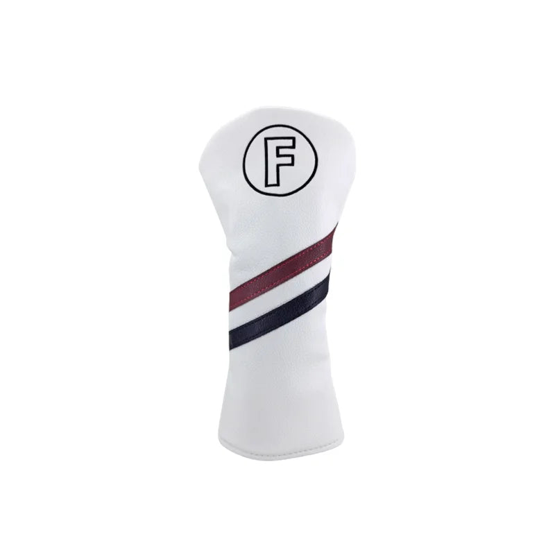 Golf Club Headcovers Driver Fairway Wood Hybrid Head Cover PU Leather 3 Colours
