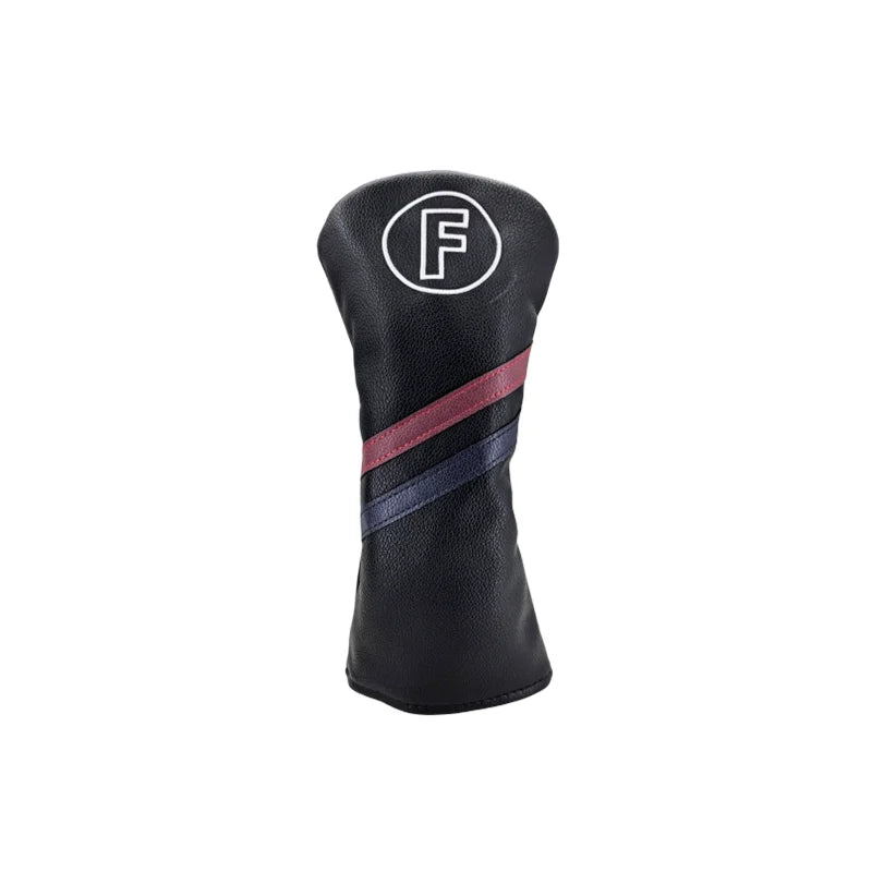 Golf Club Headcovers Driver Fairway Wood Hybrid Head Cover PU Leather 3 Colours