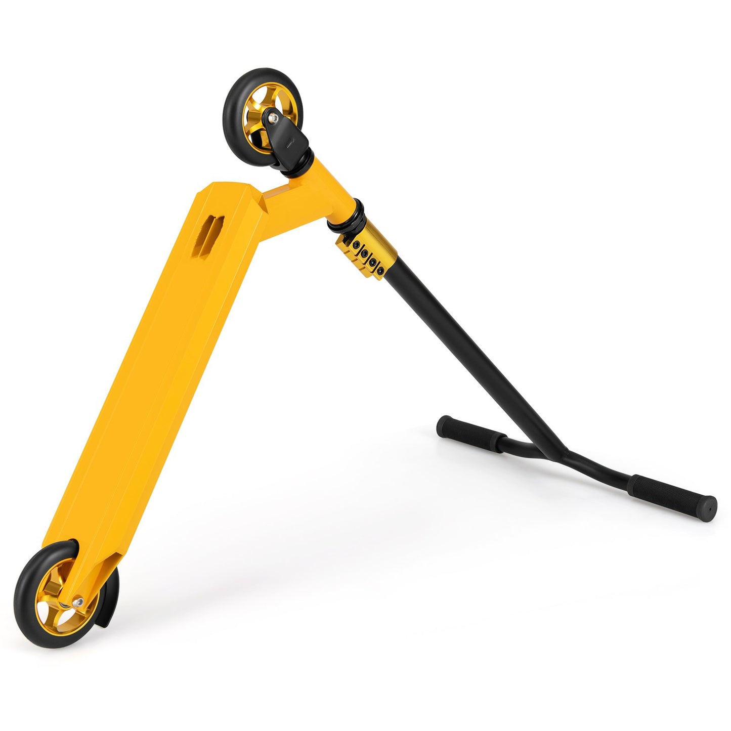 Stunt Scooter Pro Trick Scooter with 2 PU Wheels for Kids-Black