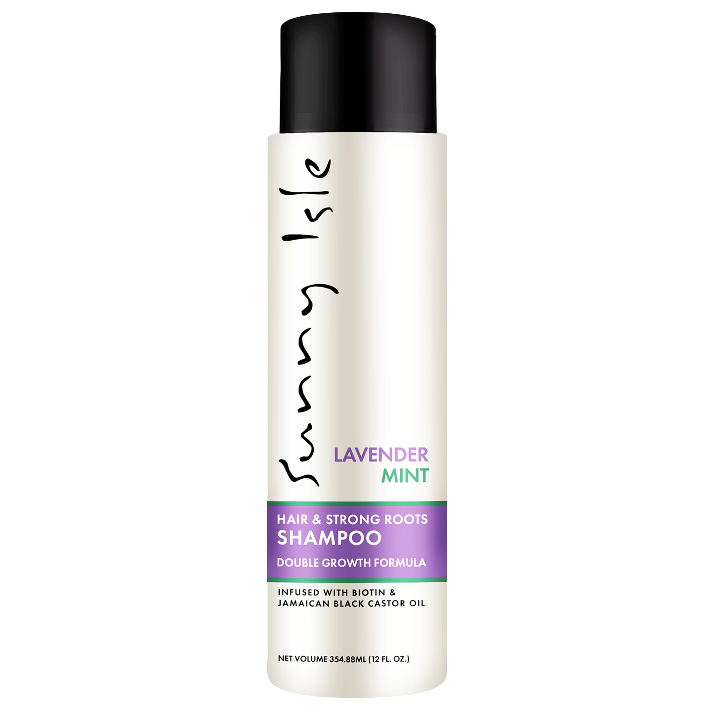 Sunny Isle Lavender Mint Hair & Strong Roots Shampoo Cleanses hair and scalp 354.88 ml/12.0 oz