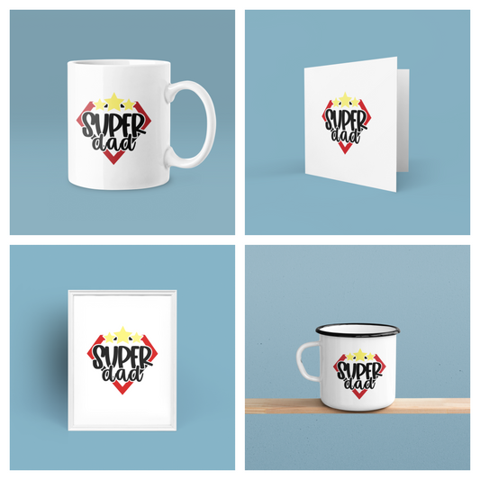 Personalised Super Dad Fathers Day Collection