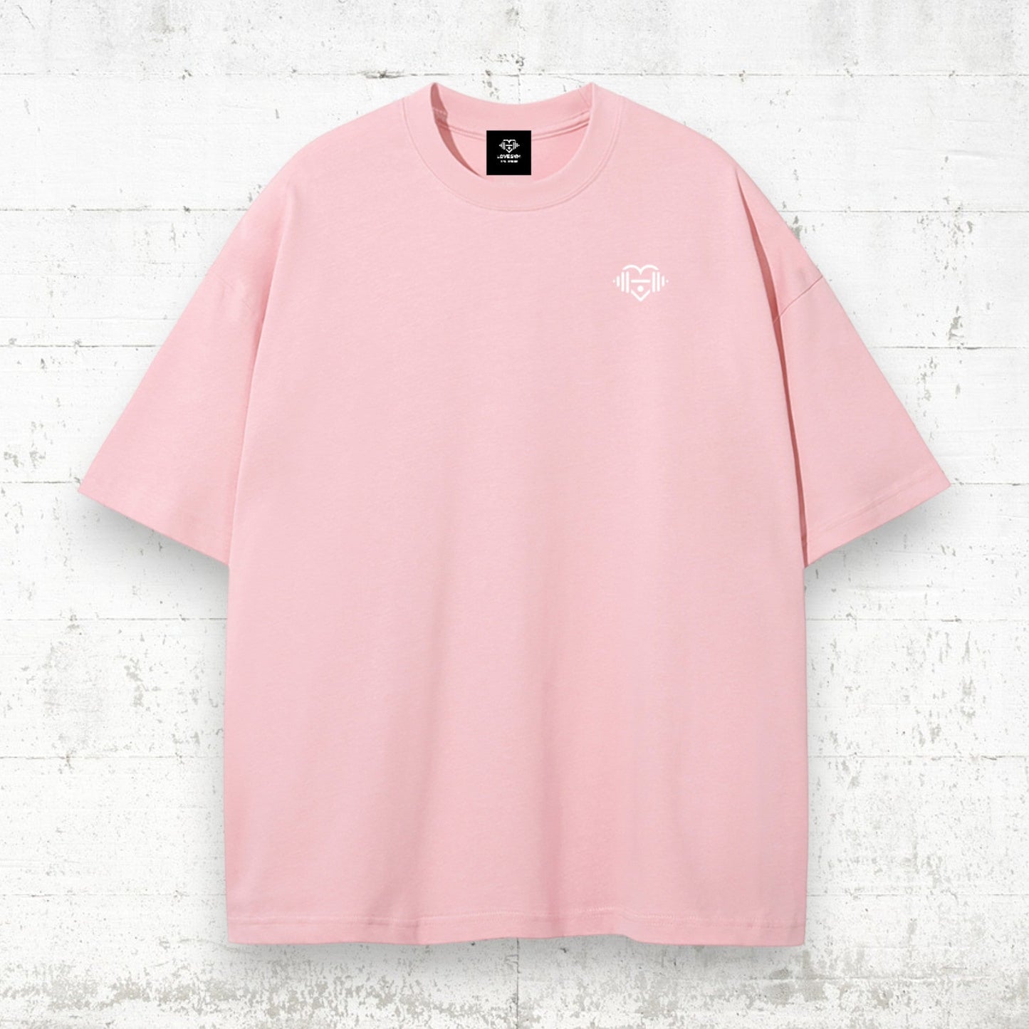 LOVEGYM Oversized Pure Cotton T-Shirt