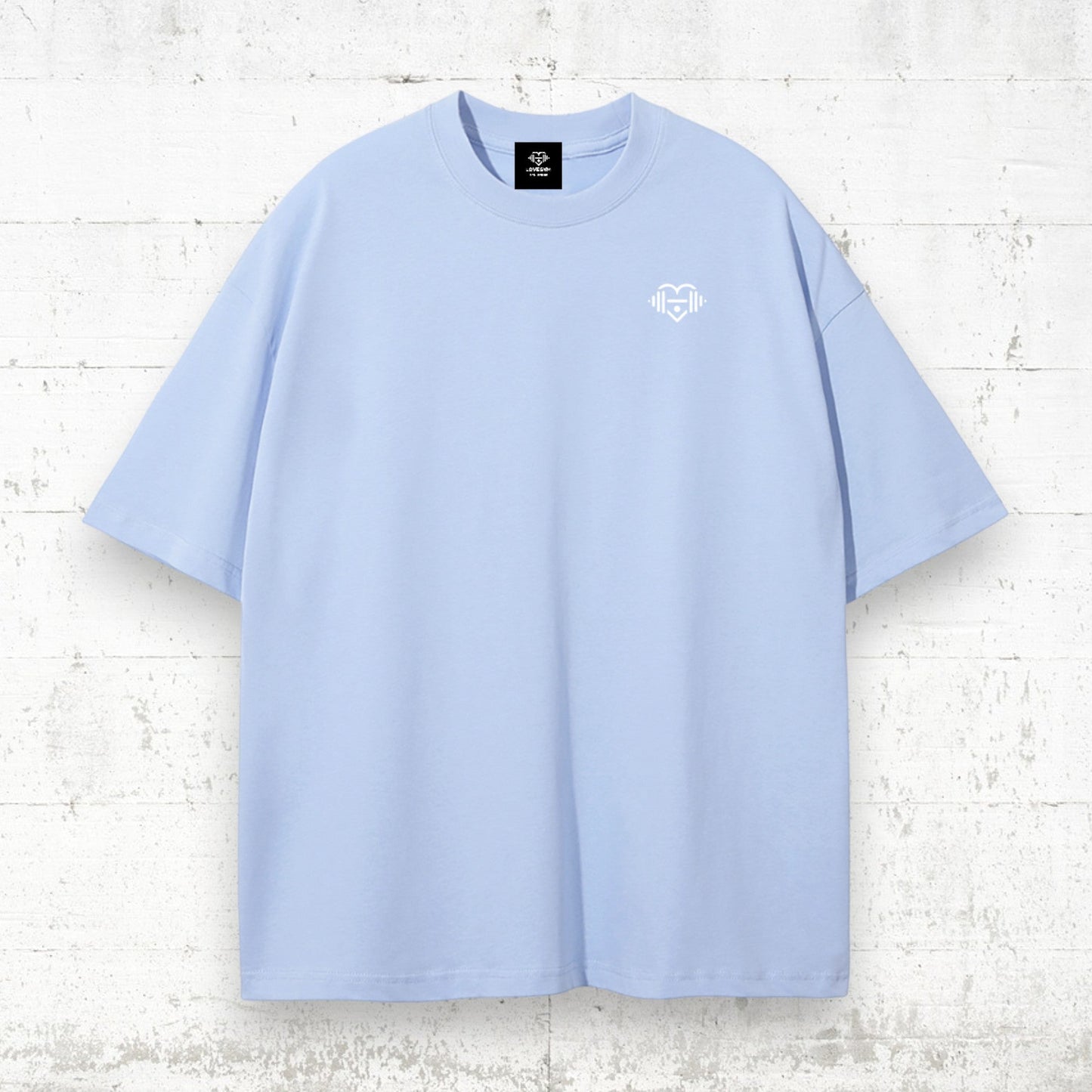 LOVEGYM Oversized Pure Cotton T-Shirt