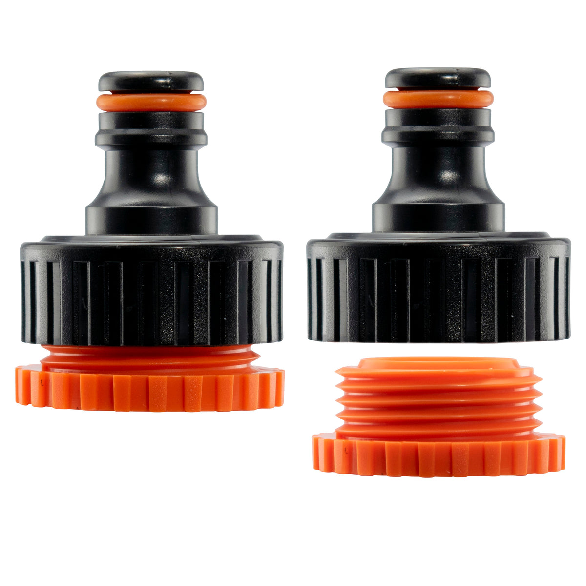 Hose Connectors Set With Nozzle Black/Orange