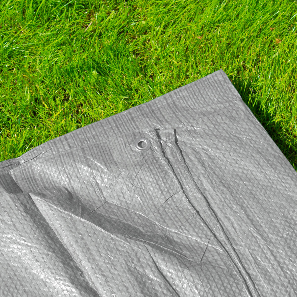 Gray S-Grade Tarpaulin 3m x 4m