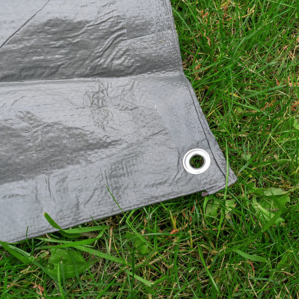 Gray S-Grade Tarpaulin 3m x 4m