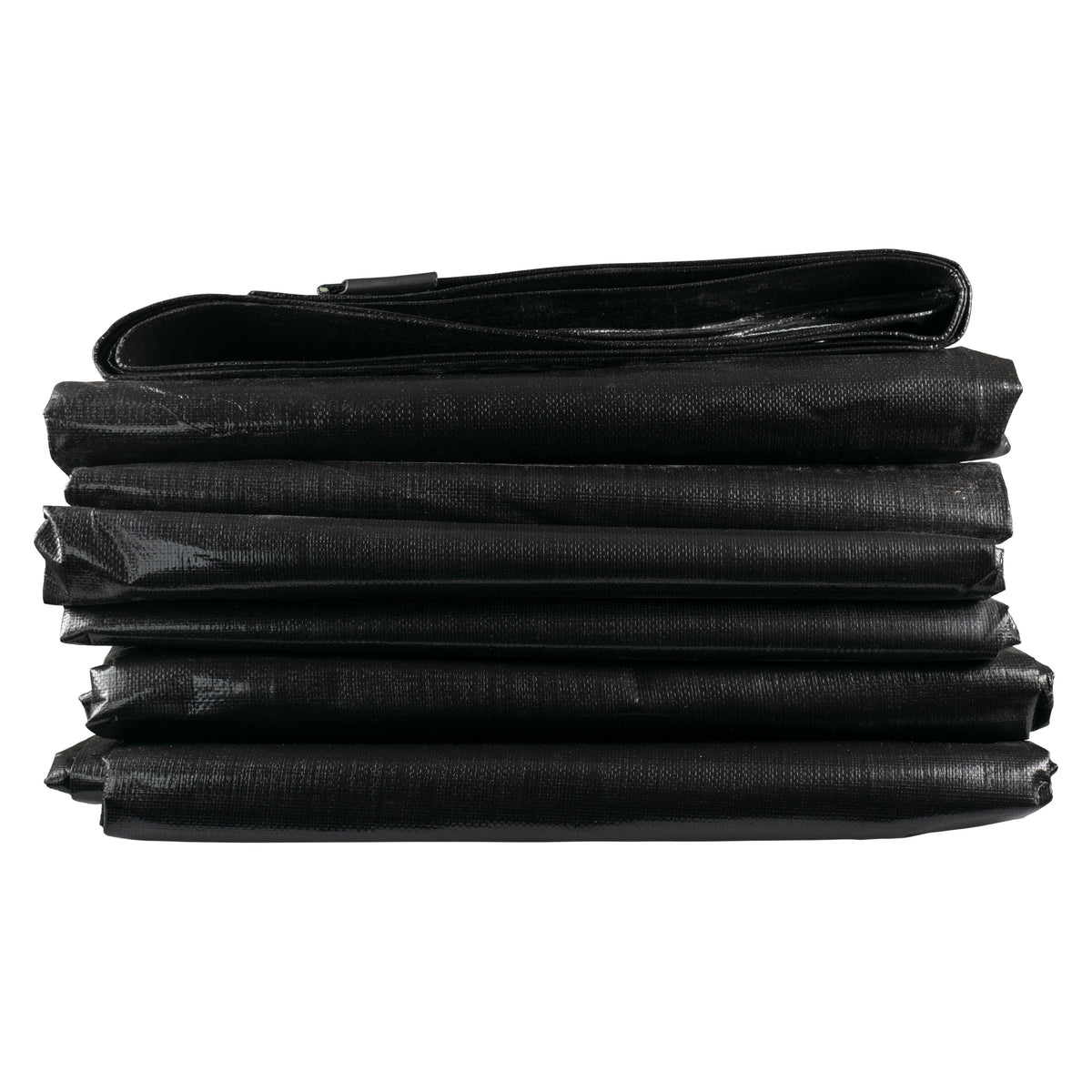 Black/Silver L-Grade Tarpaulin with Bungee Balls (Black)