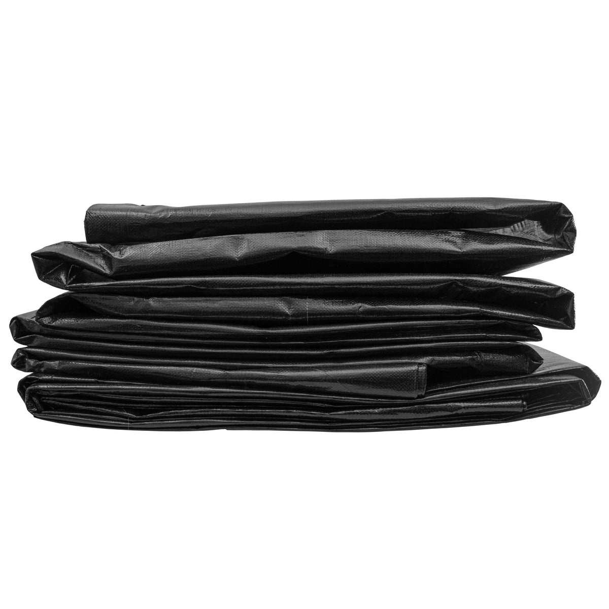 Black/Silver L-Grade Tarpaulin with Bungee Balls (Black)