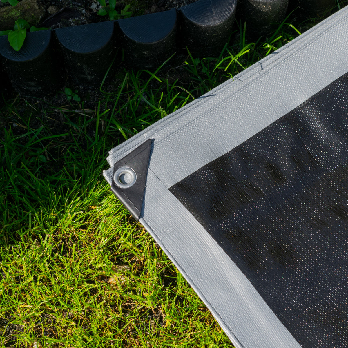 Silver XL-Grade Tarpaulin 6m x 10m