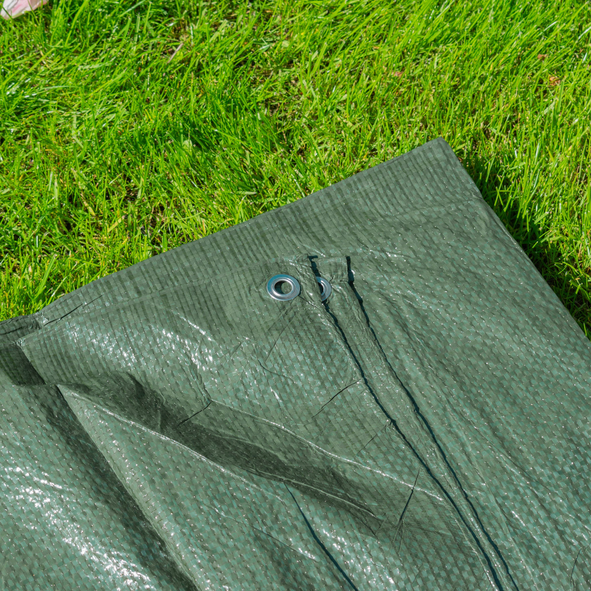 Green S-Grade Tarpaulin 2m x 2m