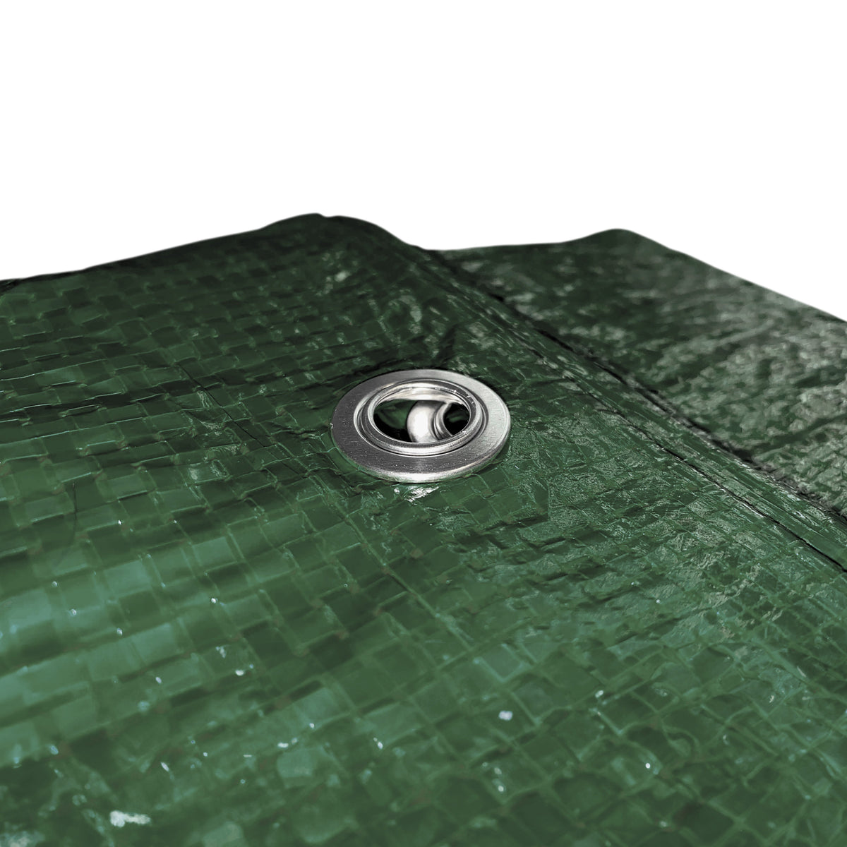 Green M-Grade Tarpaulin with 10 x Bungee Balls (Black)