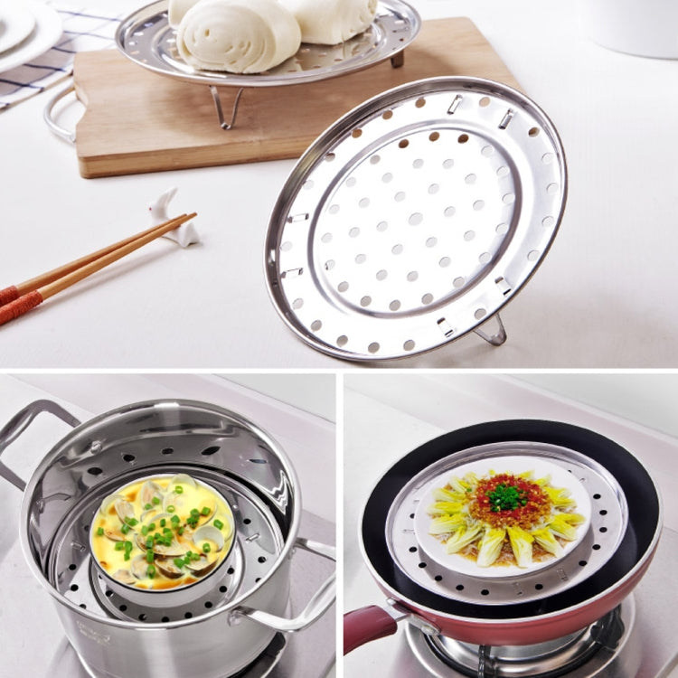 Multifunctional Waterproof Shelf Steaming Tray Stainless Steel Steaming Grid Cage Steaming Sheet Steaming Rack, 20cm, 24cm, 26cm
