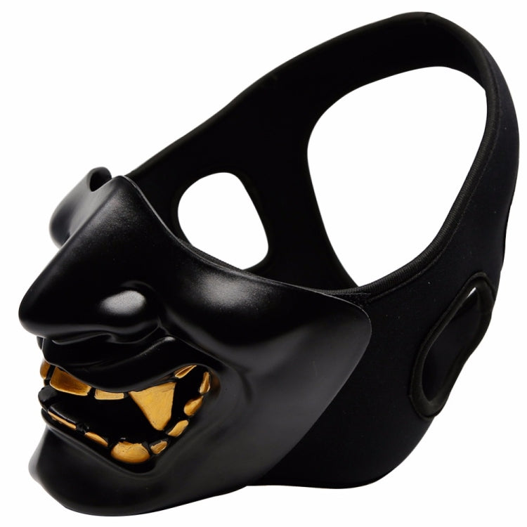 WosporT Halloween Dancing Party Grimace Half Face Mask(Black)