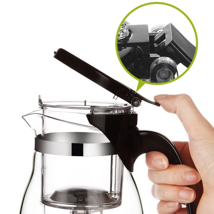 KAMJOVE Elegant Cup Teapot Heat-resistant Glass Tea Set, Style:TP-757 700ml