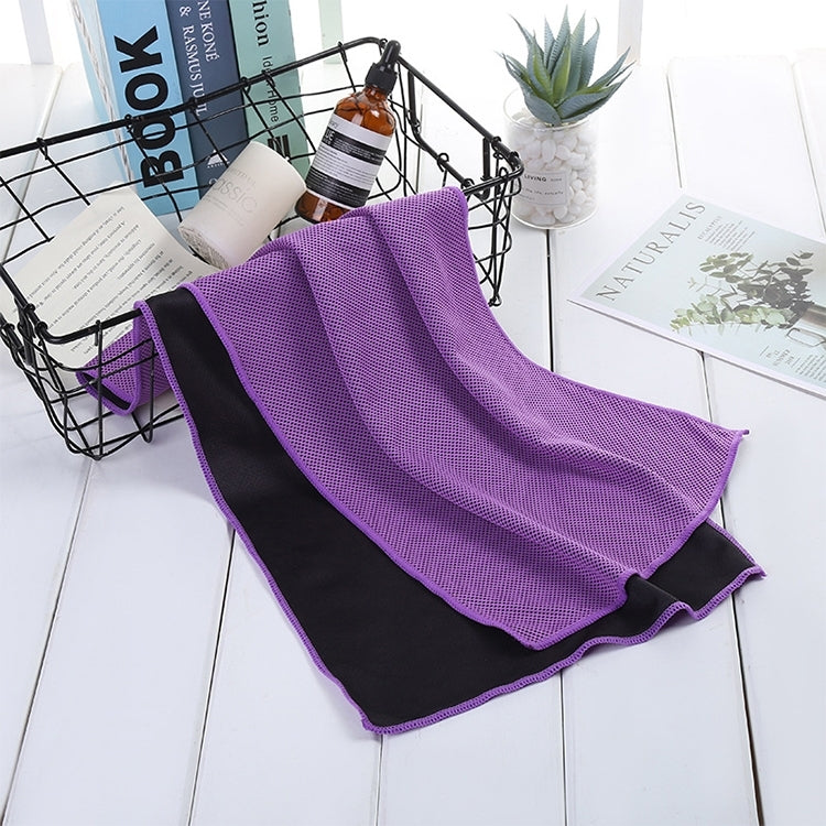 Absorbent Polyester Quick-drying Breathable Cold-skinned Fitness Sports Portable Towel, 30x100 Aluminum Foil Bag, 30x100 Zippered Bag