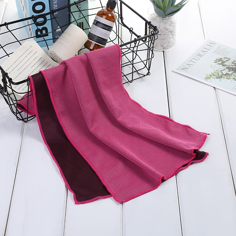 Absorbent Polyester Quick-drying Breathable Cold-skinned Fitness Sports Portable Towel, 30x100 Aluminum Foil Bag, 30x100 Zippered Bag
