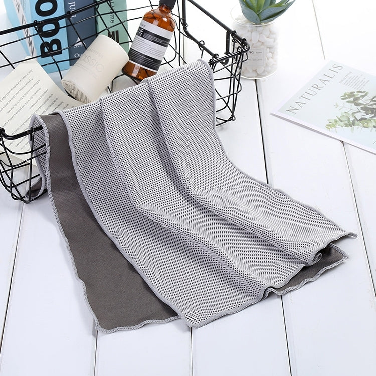 Absorbent Polyester Quick-drying Breathable Cold-skinned Fitness Sports Portable Towel, 30x100 Clasp Cup, 40x80 Round Cask, 30x100 Round Cask