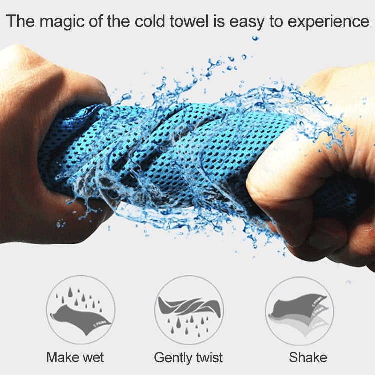 Absorbent Polyester Quick-drying Breathable Cold-skinned Fitness Sports Portable Towel, 30x100 Clasp Cup, 40x80 Round Cask, 30x100 Round Cask