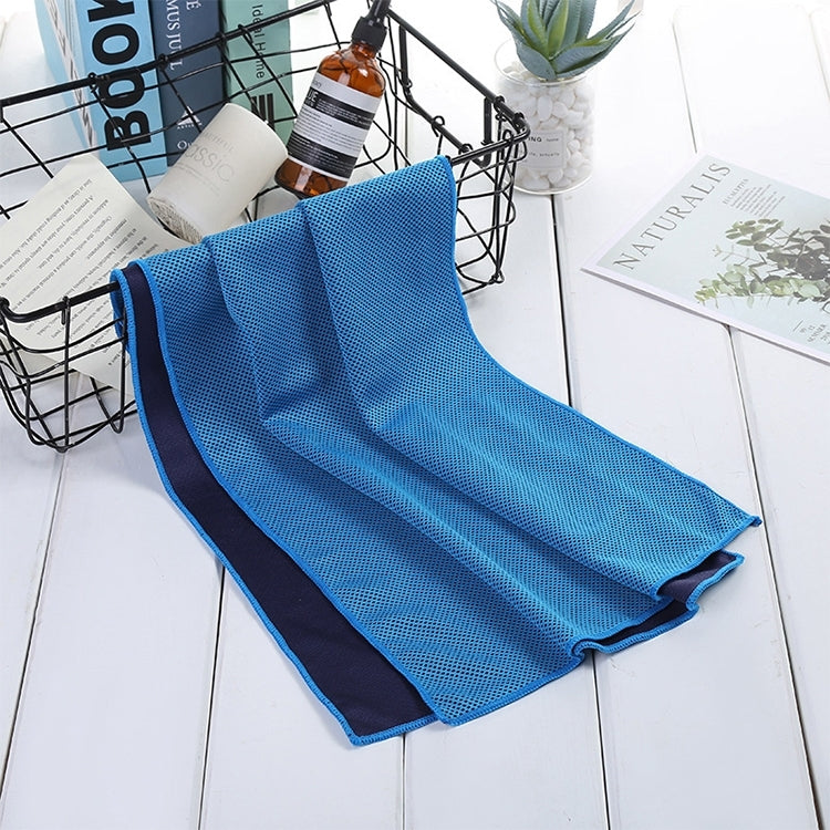 Absorbent Polyester Quick-drying Breathable Cold-skinned Fitness Sports Portable Towel, 30x100 Clasp Cup, 40x80 Round Cask, 30x100 Round Cask