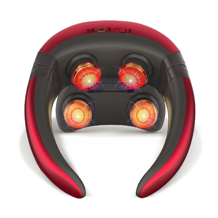 Four-head Shoulder and Neck Massager Pulse Neck Protector