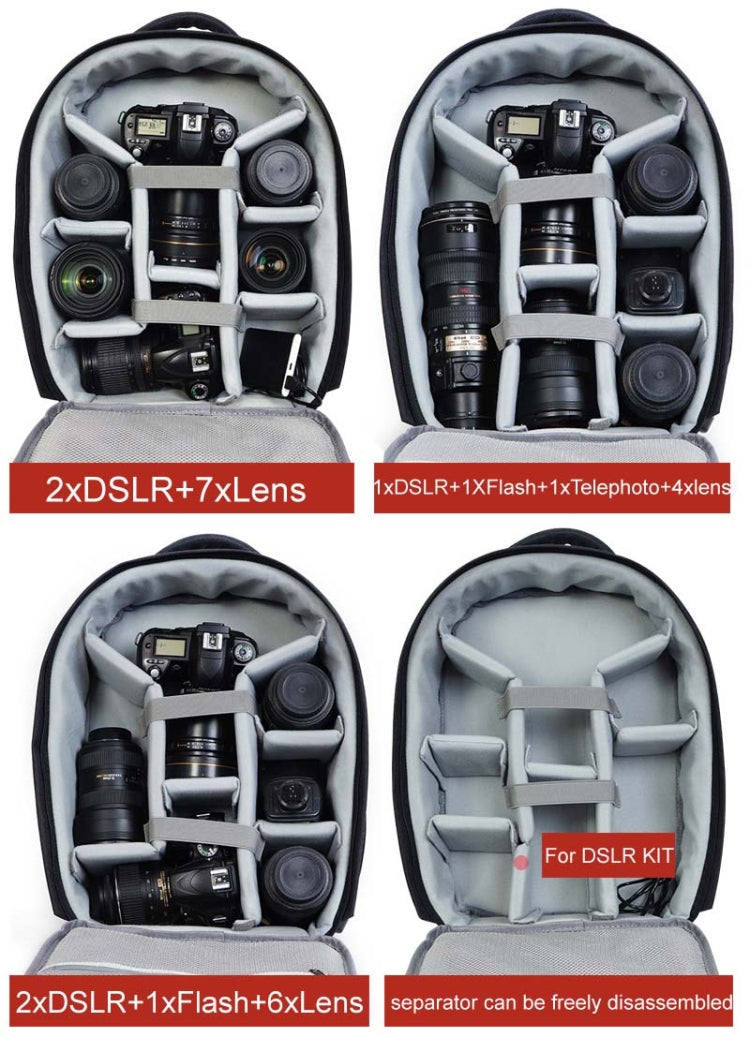 CADeN USB SLR Camera Bag Canon Nikon Professional  Waterproof Portable Unisex Camera Bag