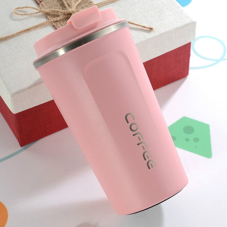 Smart Version Double Stainless steel 304 Coffee Mug Car Thermos Mug Travel Thermo Cup, 380ml Pink, 380ml White, 380ml Black, 380ml Green, 380ml Blue, 510ml White, 510ml Black, 510ml Green, 510ml Blue, 510ml Pink