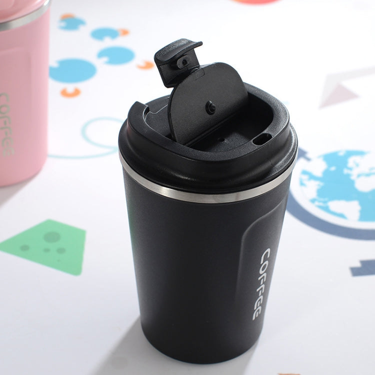 Smart Version Double Stainless steel 304 Coffee Mug Car Thermos Mug Travel Thermo Cup, 380ml Pink, 380ml White, 380ml Black, 380ml Green, 380ml Blue, 510ml White, 510ml Black, 510ml Green, 510ml Blue, 510ml Pink