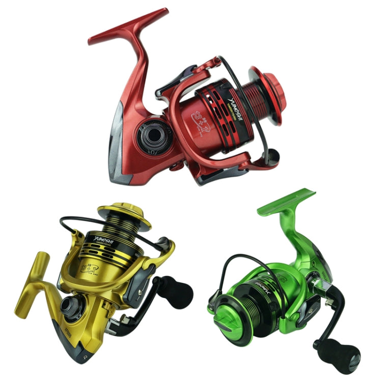 YUMOSHI XF7000 Full Metal Swing Arm Metal Head Fishing Reel(Red)