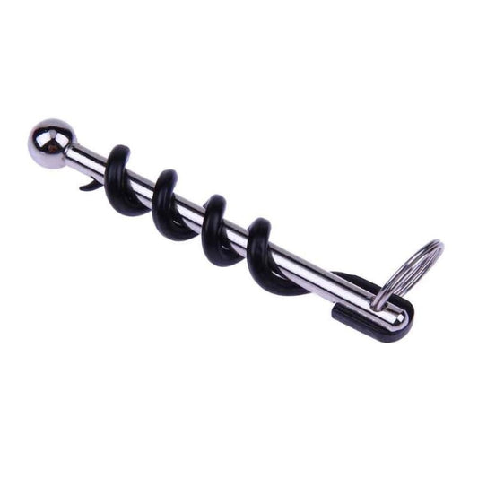 2 PCS Outdoor Creative Corkscrew Pocket Red Wine Tool, Key Ring