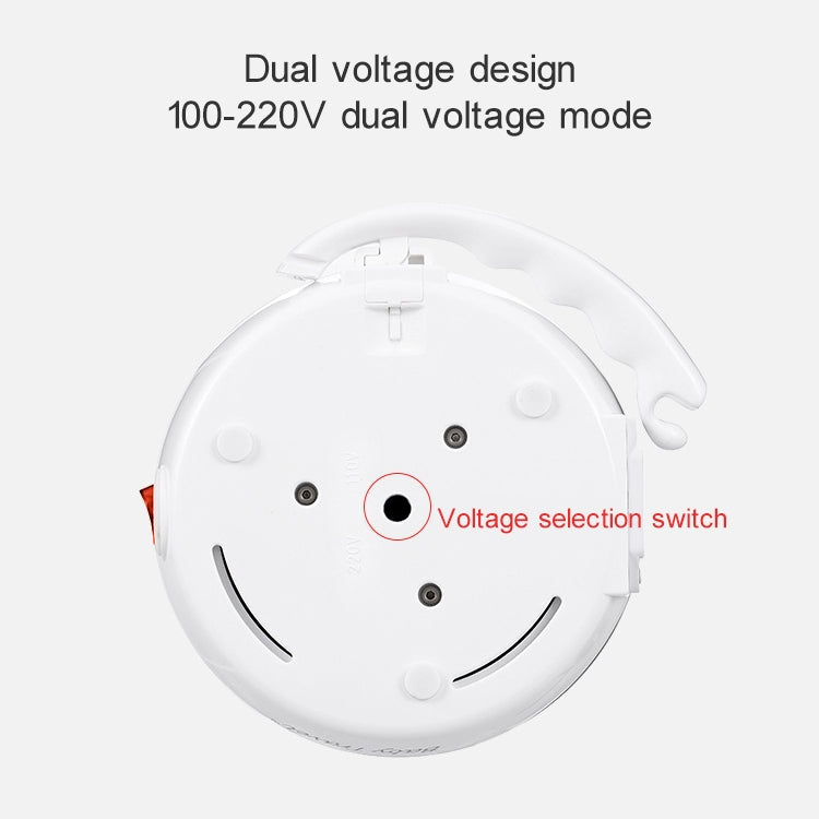 Portable Folding Silicone Intelligent Constant Temperature Travel Camping Electric Kettle, Power cord specification:US Plug(White)