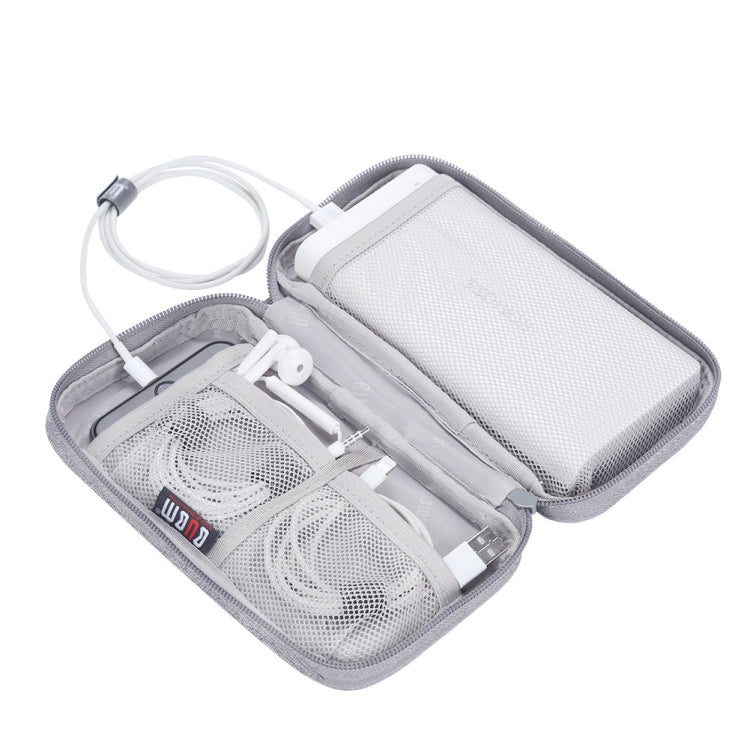 BUBM Digital Charger USB Data Cable Organizer Storage Bag Earphone Wire Power Bank Travel Case(Gray)