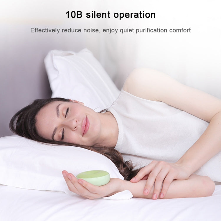 Portable Donut Electric Air Purifier Home Car Anion Ozone Deodorizer(Black)