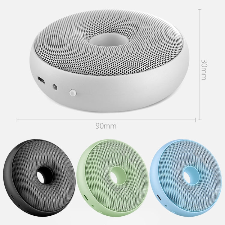 Portable Donut Electric Air Purifier Home Car Anion Ozone Deodorizer(Black)