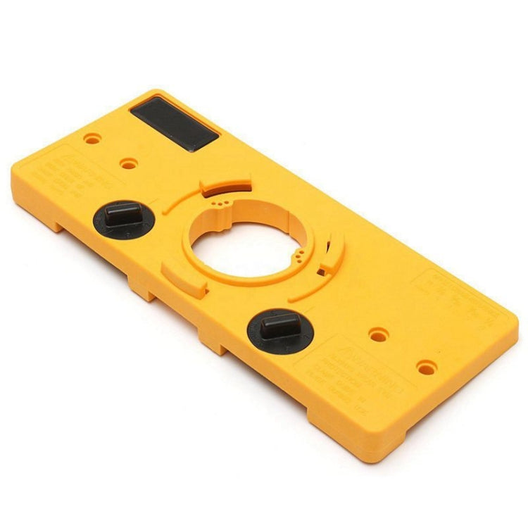 New Cabinet Door Window Cabinet Door Hole Puncher Hinge Hole Locator(Yellow)