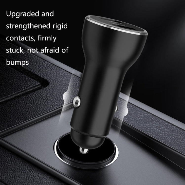 QIAKEY QK505 Dual Ports Fast Charge Car Charger(Black)
