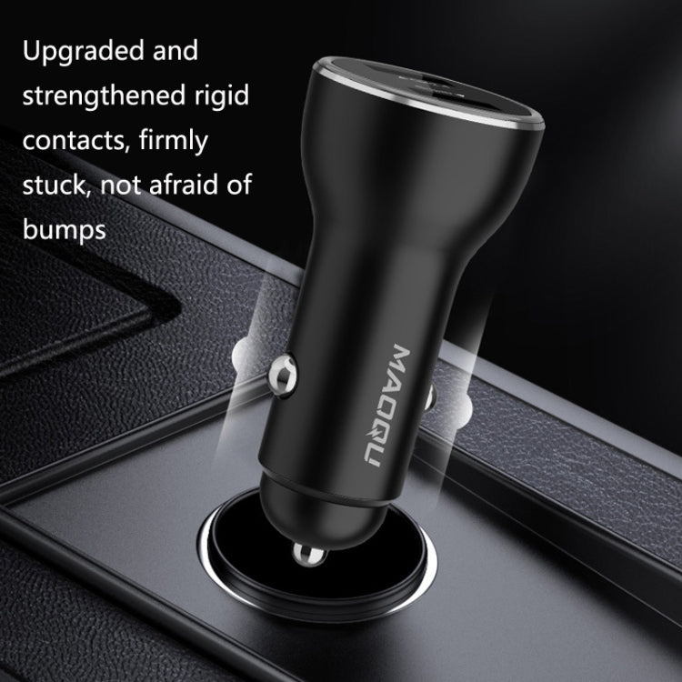 QIAKEY QK506L Dual Ports Fast Charge Car Charger(Black)