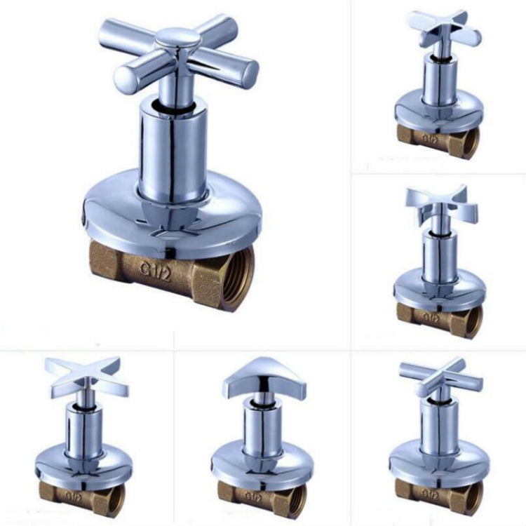 Tap Water Switching Valve Water Pipe Main Gate 4 Points Inner Wire Tooth Copper Submerged Valve(72-0004)