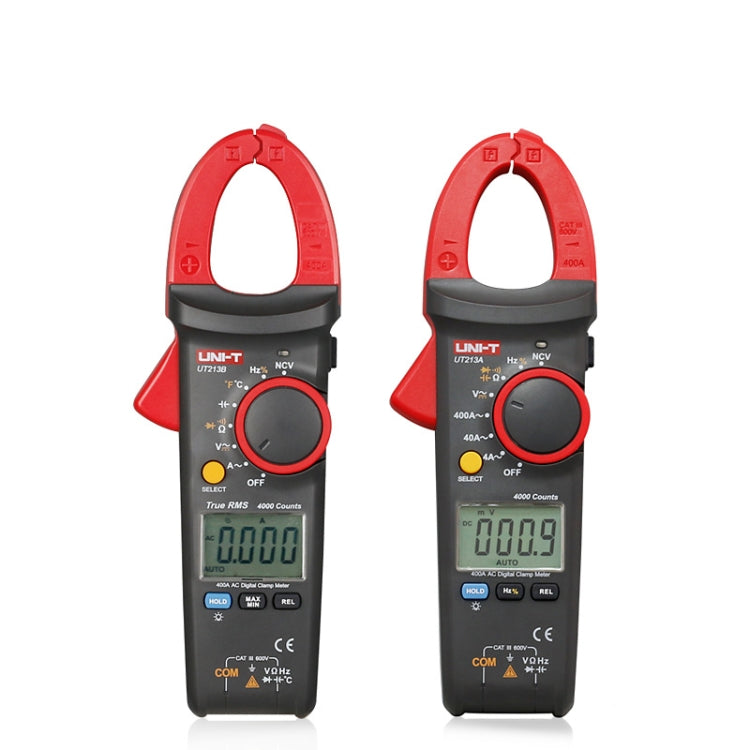 Digital Clamp Meter AC DC Voltage Detector, UT213C 400A, UT213A 400A, UT213B 400A